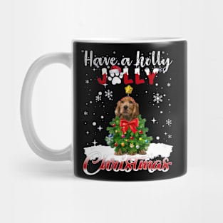 Have A Holly Jolly Christmas English Cocker Spaniel Xmas Tree Mug